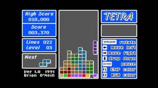 Tetra (Brian O'Neill) for the TRS-80 CoCo