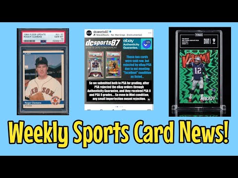 Top eBay Seller Calls Out PSA! | TAG Takes A Huge Swing At PSA! | & More Sports Card News!