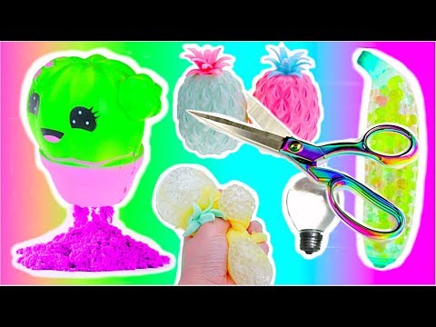 ANTI-STRESS SPIELZEUG ZERSCHNEIDEN I Was ist drin? Slime, Pop It Fidget Toys, Squishies I PatDIY