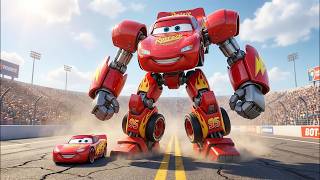 Download lagu Epic Clash! Robot McQueen vs Megatron Warrior in a Battle for Power! 🔥💥 mp3