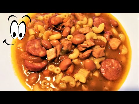 Stew pasta beans - comfort food