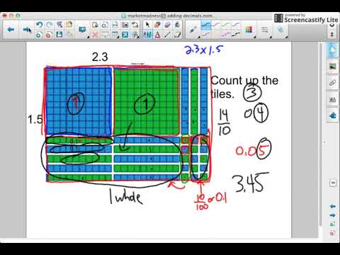 Multiplying Decimals With Base 10 Blocks