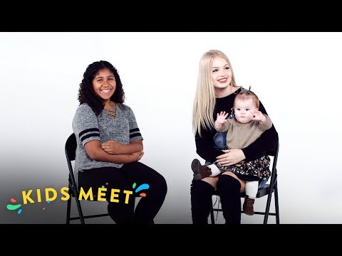12 Year Old Girl Meets a Teen Mom | Kids Meet | HiHo Kids