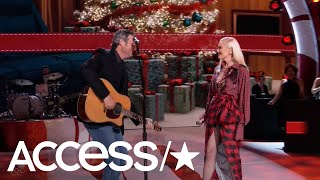 Gwen Stefani & Blake Shelton Adorably Perform Together On Gwen's Holiday Special | Access