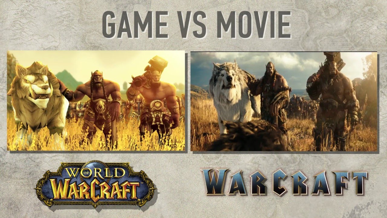 Warcraft Movie vs Game (World of wacraft machinima/cinematic) - YouTube