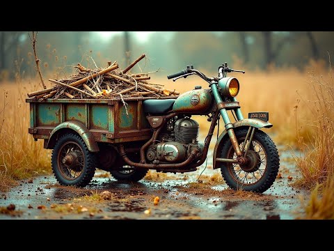 Restoring Abandoned Tricycle For Many Years – Completely Rusted Into New