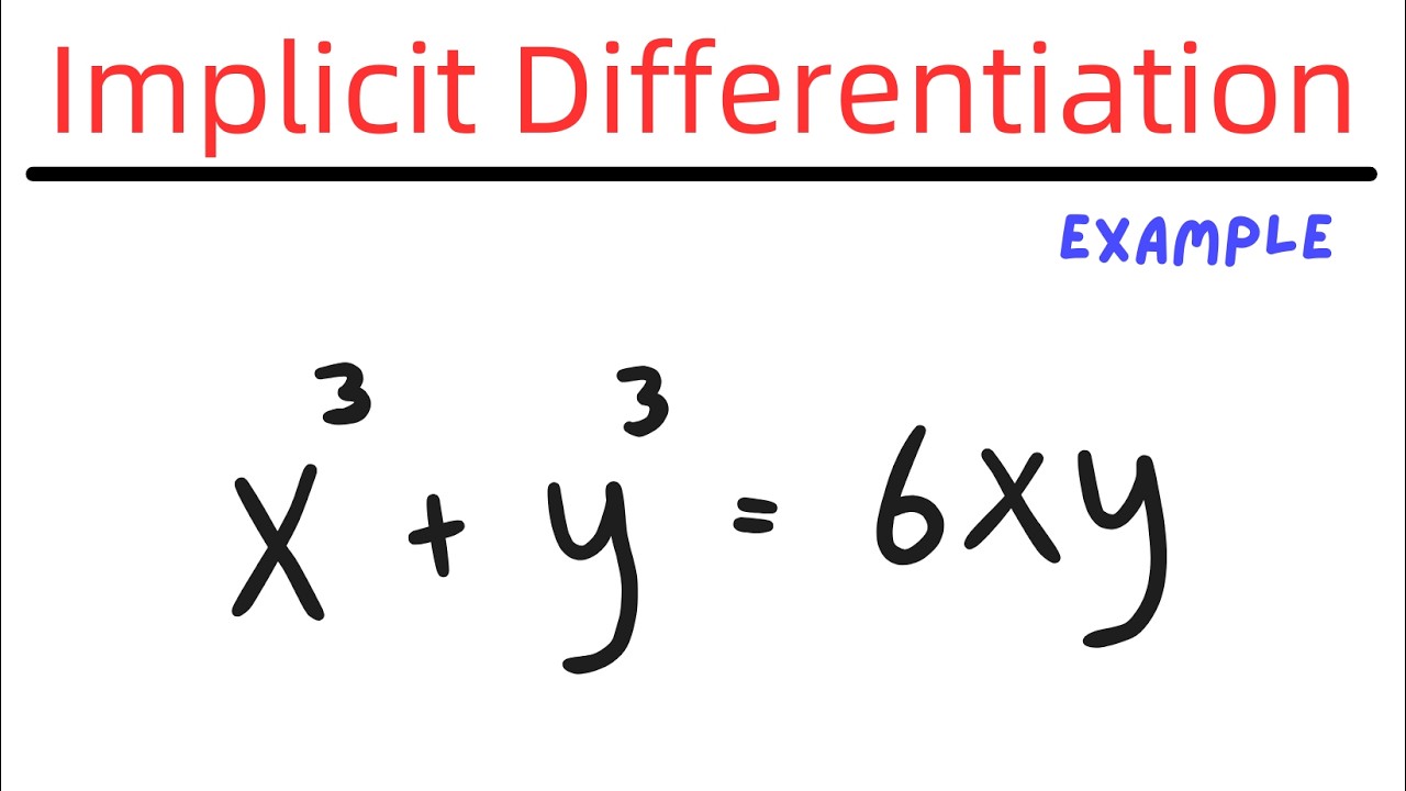 Implicit Differentiation Example #2