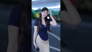 beautiful girl street fashion tiktok #chinesefashion #mejoresstreetfashion #shorts