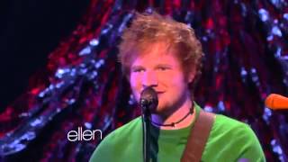Ed Sheeran Performs Grade 8 at the Ellen Show