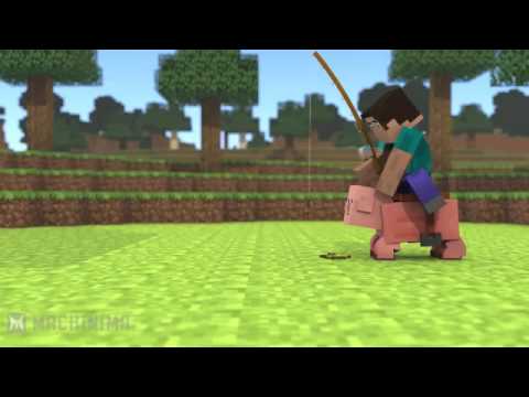 Pigs and Carrots Minecraft Animation)  YouTube [360p]