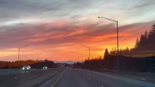 Stunning sunset - Juneau, Alaska.