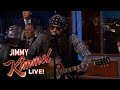 John Mayer Disguised as Hank the Hawk Knutley on Jimmy Kimmel Live - Jimmy Kimmel Live John Mayer Disguised as Hank the Hawk Knutley on Jimmy Kimmel Live