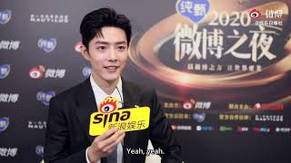 [ENG SUB] Xiao Zhan Interview for Sina on Weibo Night video