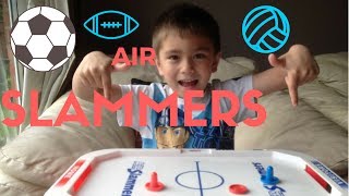 How to Play Air Slammers Hockey  ||   mrcreativequarter