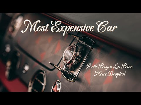 The $32 Million Rolls Royce La Rose Noire Droptail: 2024's Most Expensive Car Unveiled! #luxurycars