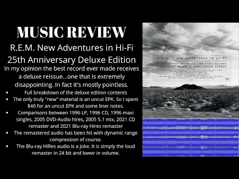 R.E.M. New Adventures in Hi-Fi 25th Anniversary Deluxe Review