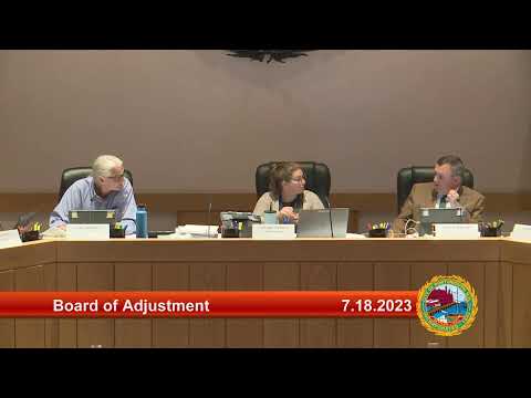 7.18.2023 Board of Adjustment
