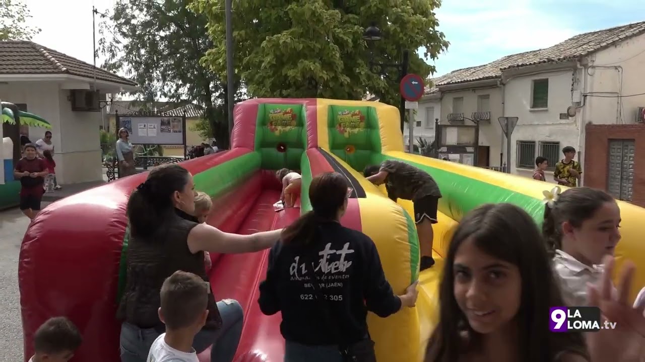 Feria Cristo Vera Cruz Begíjar 2024 · Atracciones hinchables