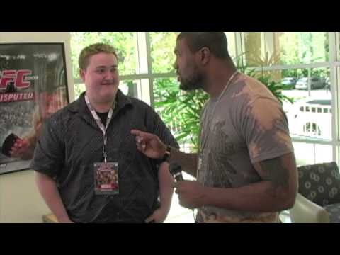 Rampage Jackson gives Interviewer hard time