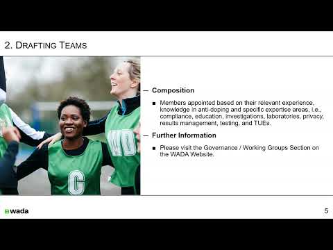 2027 World Anti-Doping Code & International Standard Update Process - Launch Webinar