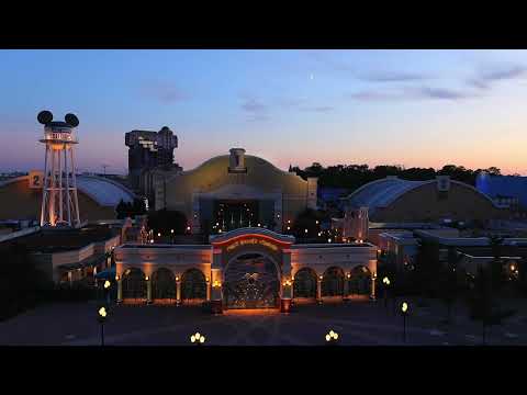 Front Lot Nighttime HQ Full Music Loop | Disneyland Paris