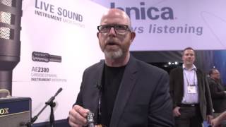 Video thumbnail for NAMM 2016 - Audio Technica AE2300 by Guitar World