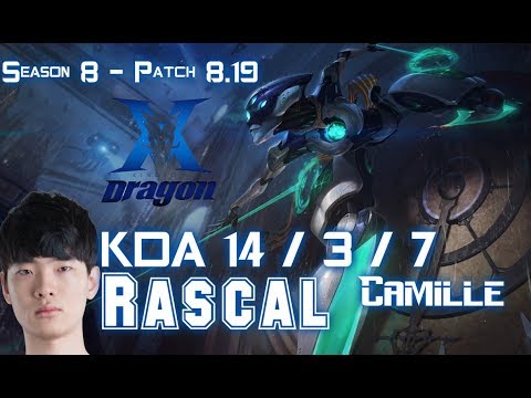 KZ Rascal CAMILLE vs URGOT Top - Patch 8.19 KR Ranked
