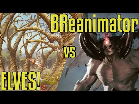 Brainstorm MTG | Legacy Magic: the Gathering | ELVES! VS Breanimator | With Commentary