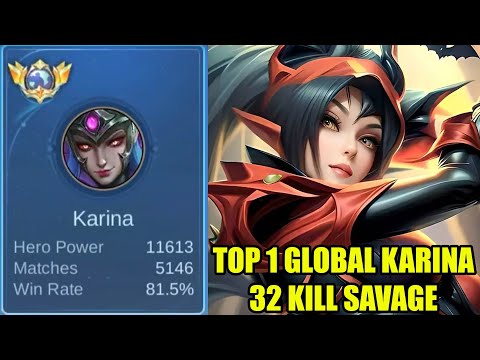 Learn from top 1 global Karina, 10 minutes, 32 kills, makes the audience automatically become exp...