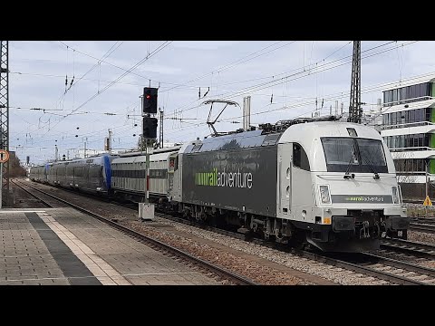 Railadventure class 183 with SNCF's Corail Intercités car at Munich-Heimeranplatz