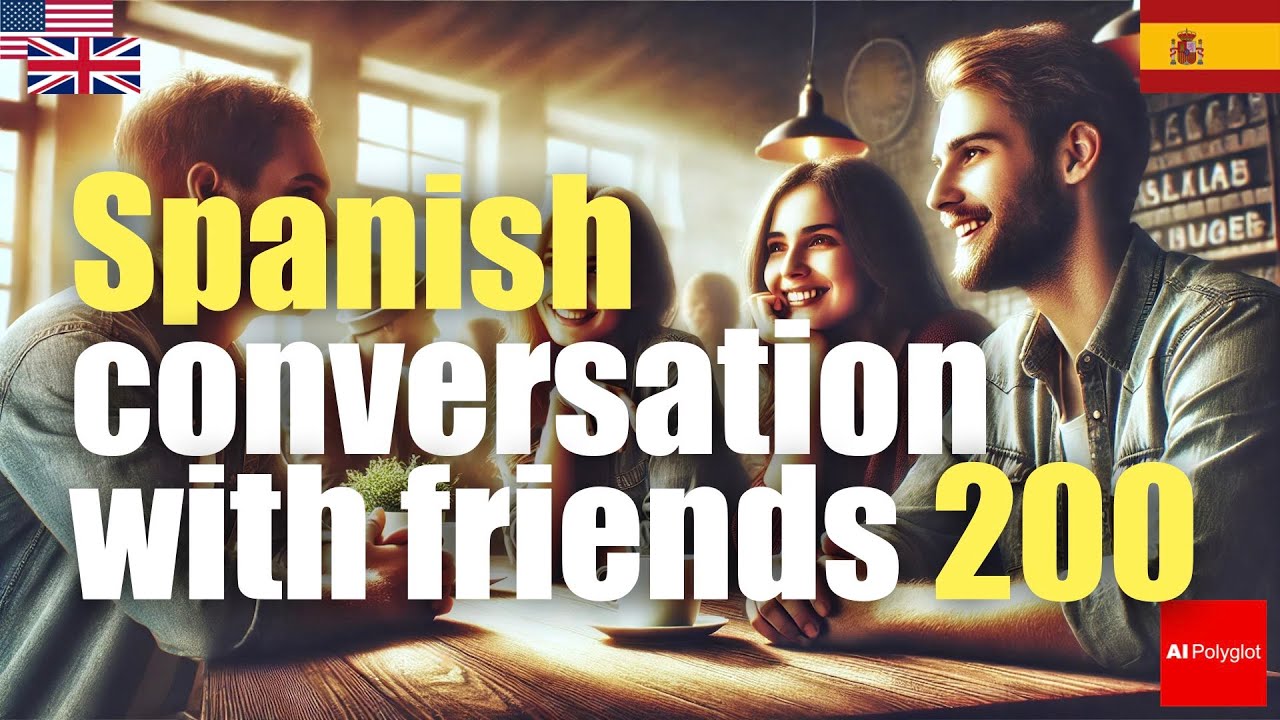 Spanish conversation with friends 200 | Passive listening | with hiragana episode artwork