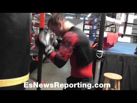 Alexander Besputin RGBA working hard 10th round after sparring - EsNews Boxing