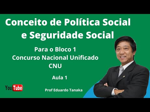 Concept of Social Policy and Social Security - Class 1 - Social Security - Block 1 CNU - Tanaka