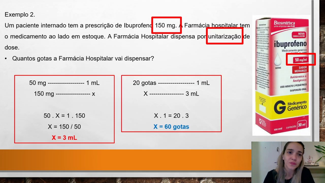 8. Roteiro 8.  Cálculos práticos em Farmácia Hospitalar