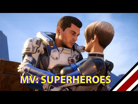 Mass Effect: Andromeda - Scott/Cora Tribute MV - "Superheroes" The Script