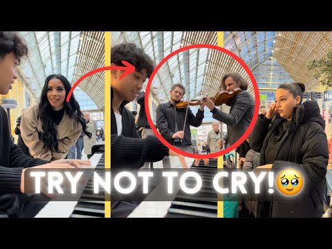 I was playing "EXPERIENCE" when suddenly 2 VIOLINISTS joins me 😱🎻