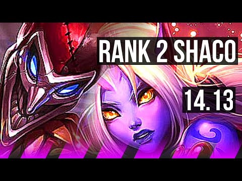 SHACO & Kai'Sa vs SORAKA & Jhin (SUP) | Rank 2 Shaco, 4/2/8 | VN Challenger | 14.13