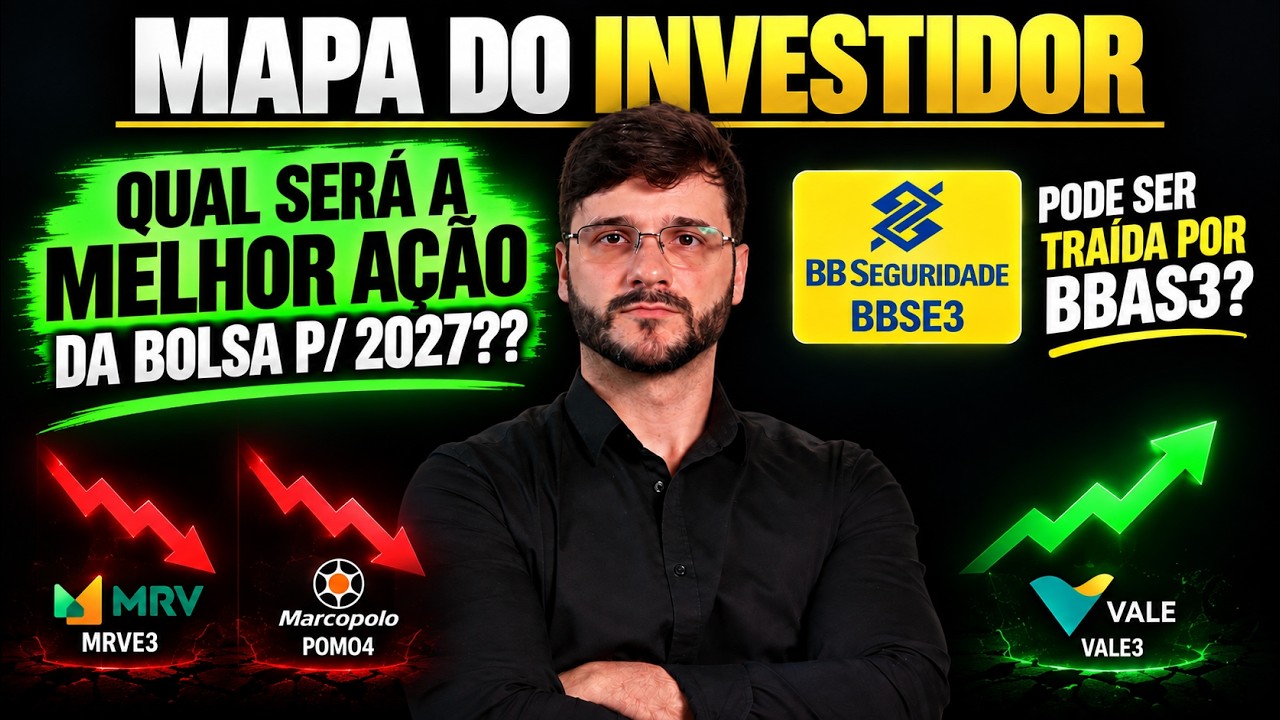 💲Qual será a MELHOR AÇÃO da bolsa p/ 2027? Ninguém olha p/ ela! BB Seguridade será traída?