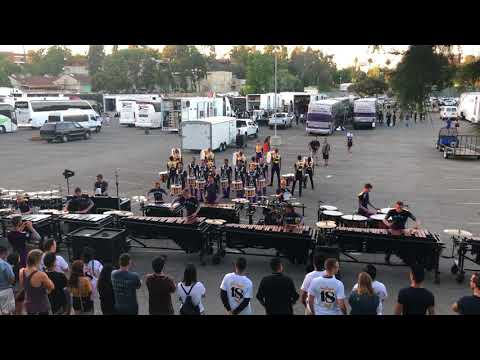Blue Knights Drumline 2018 - Percussion Ensemble Runthrough (Riverside, CA)