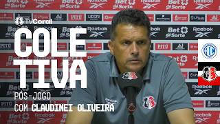 TV Coral - Coletiva pós-jogo com Claudinei Oliveira - Confiança 1x0 Santa Cruz - Série C 2026