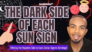 🕷️The DARK SIDE to Each SIGN in Astrology! 😈✨ #astrology 