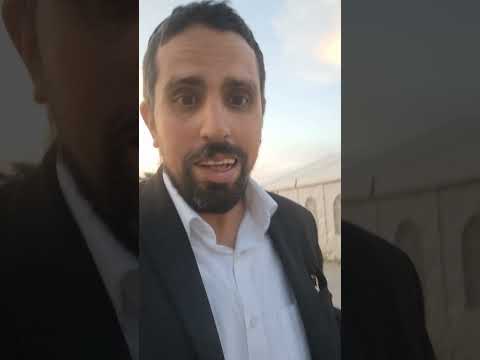 Outside Nishmat Synagogue in Mishkafayim