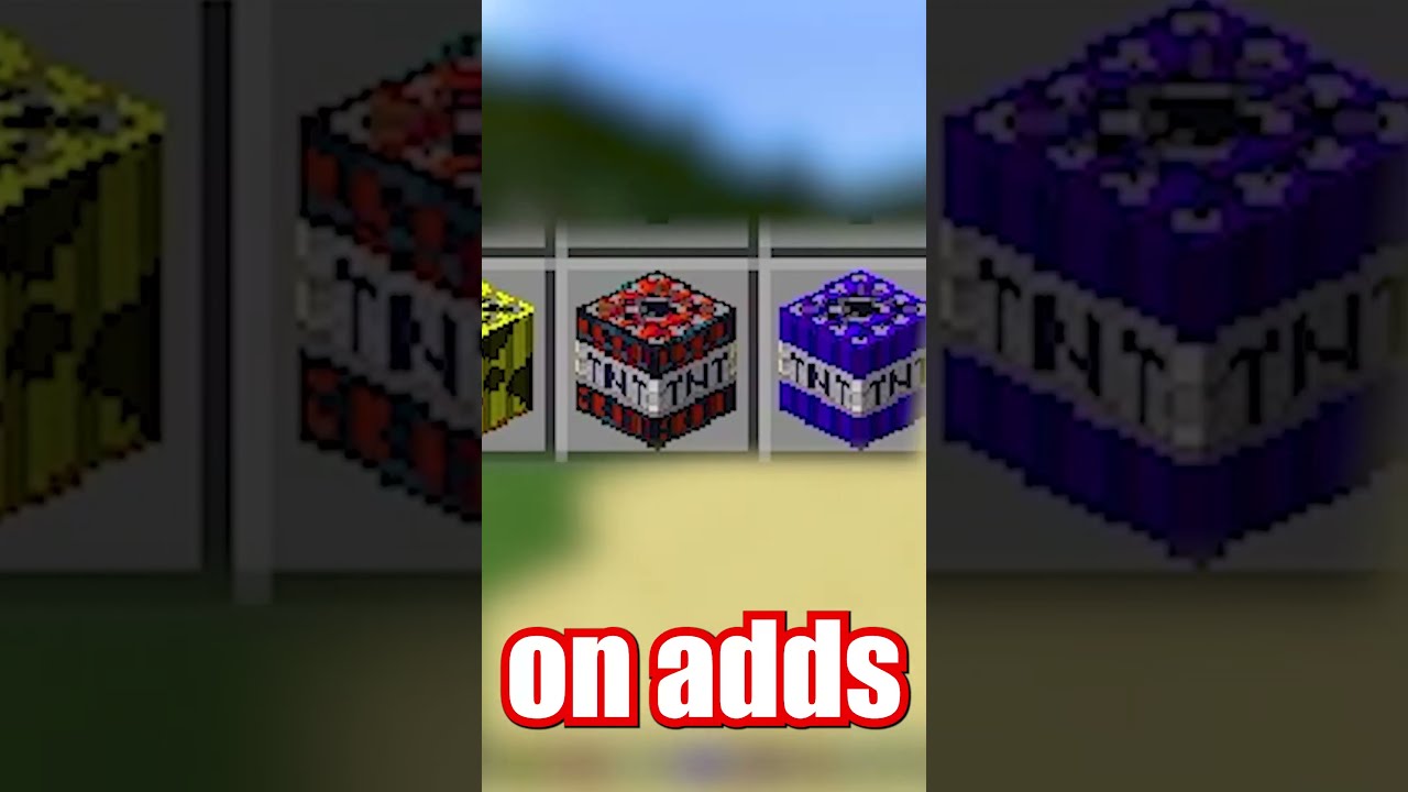 More TNT Addon Minecraft Bedrock (MCPE) Mod #minecraft #addonmcpe #mcpe #minecraftpe #vatonage