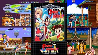 Bishoujo Super Street Fighter II: Glamor Queen - Sega Megadrive