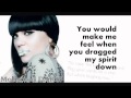 Jessie J - Who's Laughing Now Lyrics 