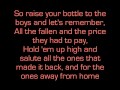 Raise Your Bottle lyrics- Aaron Watson