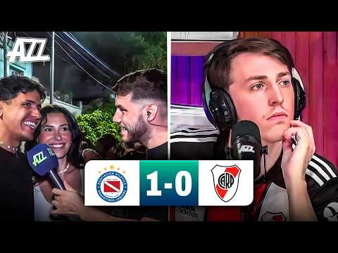 RIVER VOLVIÓ a PERDER contra ARGENTINOS 1-0 + MÓVIL desde LA PATERNAL - TORNEO APERTURA EN VIVO