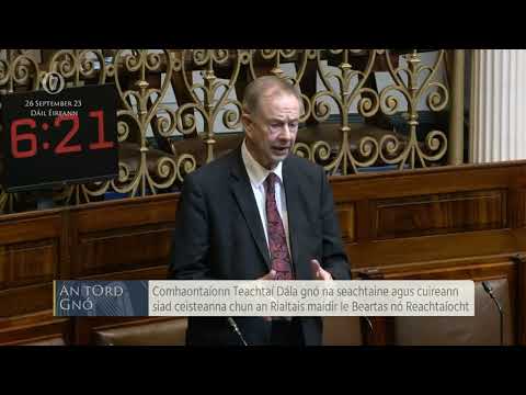 Deputy Éamon Ó Cuív--  speech from 21 Sep 2023