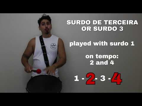 SURDO 3 - ESCOLA DE SAMBA (SURDO DE TERCEIRA)
