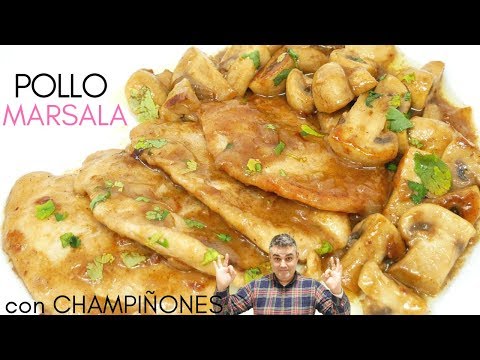 POLLO MARSALA 🍗🍛El más CREMOSO, con champiñones🍛🍗 (Marsala Chicken)